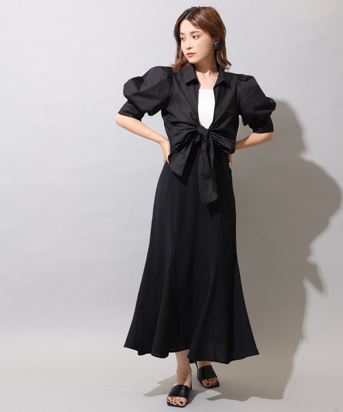 one after another NICE CLAUP（ワンアフターアナザーナイスクラップ）の「フロントリボンブラウス（シャツ/ブラウス・レディース・その他/ブラック×ホワイト/ホワイト系その他・FREE）」の21枚目の写真