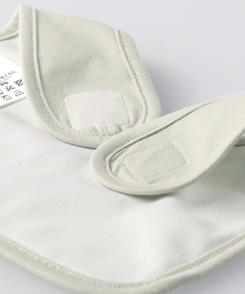 BRANSHES（ブランシェス）の「恐竜刺繍スタイ（スタイ/よだれかけ・キッズ・ベージュ/サックスブルー・F）」の7枚目の写真