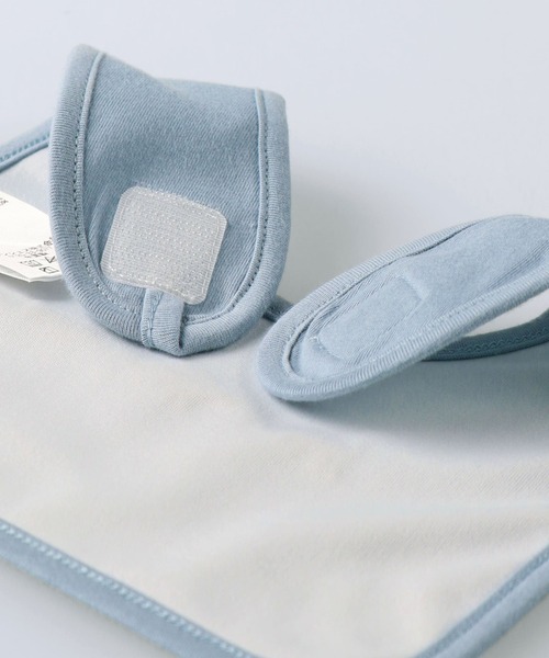 BRANSHES（ブランシェス）の「恐竜刺繍スタイ（スタイ/よだれかけ・キッズ・ベージュ/サックスブルー・F）」の11枚目の写真