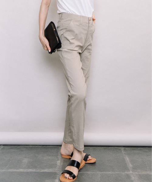 ELVENCE DEUX（エルベンスドゥ）の「イージーZIPスキニ―PT2（その他パンツ・レディース・ブラック/ベージュ/カーキ・SMALL/MEDIUM/LARGE）」の2枚目の写真