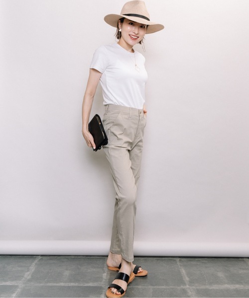 ELVENCE DEUX（エルベンスドゥ）の「イージーZIPスキニ―PT2（その他パンツ・レディース・ブラック/ベージュ/カーキ・SMALL/MEDIUM/LARGE）」の17枚目の写真