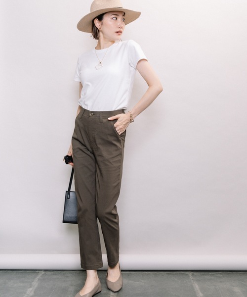 ELVENCE DEUX（エルベンスドゥ）の「イージーZIPスキニ―PT2（その他パンツ・レディース・ブラック/ベージュ/カーキ・SMALL/MEDIUM/LARGE）」の13枚目の写真