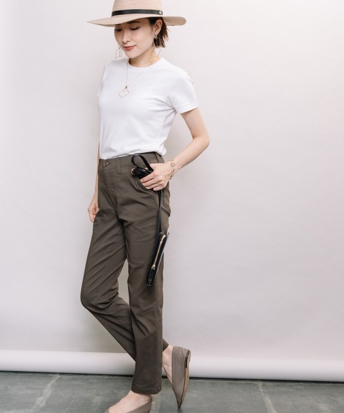 ELVENCE DEUX（エルベンスドゥ）の「イージーZIPスキニ―PT2（その他パンツ・レディース・ブラック/ベージュ/カーキ・SMALL/MEDIUM/LARGE）」の10枚目の写真