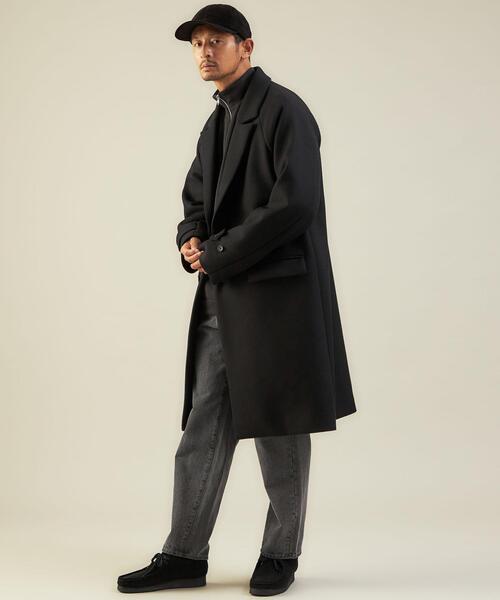 green label relaxing（グリーンレーベルリラクシング）の「＜green label relaxing＞FAbRICA メルトン チェスター コート（チェスターコート・メンズ・ブラック/ベージュ/ダークグレー・M/L/XL/S）」の16枚目の写真