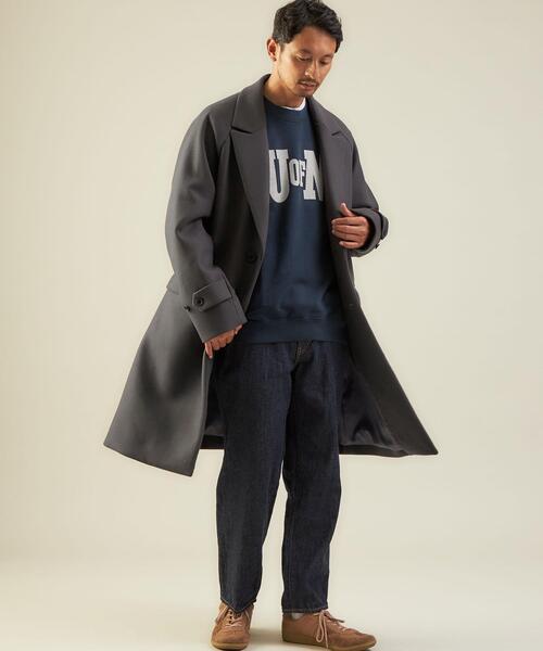 green label relaxing（グリーンレーベルリラクシング）の「＜green label relaxing＞FAbRICA メルトン チェスター コート（チェスターコート・メンズ・ブラック/ベージュ/ダークグレー・M/L/XL/S）」の19枚目の写真