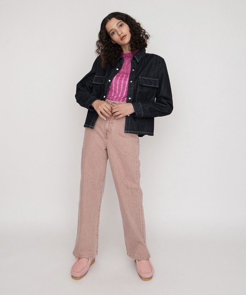 Levi's(リーバイス)の「LEVI'S(R) MADE & CRAFTED(R) BOLD SHOULDER シャツ(シャツ/ブラウス・レディース・ダークインディゴブルー・M/S/XS)」の6枚目の写真