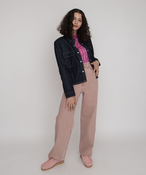 Levi's(リーバイス)の「LEVI'S(R) MADE & CRAFTED(R) BOLD SHOULDER シャツ(シャツ/ブラウス・レディース・ダークインディゴブルー・M/S/XS)」の7枚目の写真