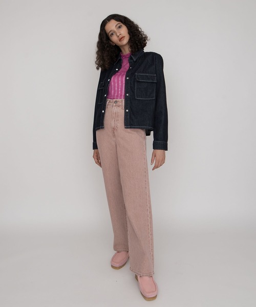 Levi's(リーバイス)の「LEVI'S(R) MADE & CRAFTED(R) BOLD SHOULDER シャツ(シャツ/ブラウス・レディース・ダークインディゴブルー・M/S/XS)」の8枚目の写真