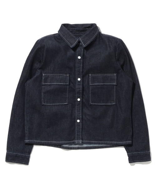 Levi's(リーバイス)の「LEVI'S(R) MADE & CRAFTED(R) BOLD SHOULDER シャツ(シャツ/ブラウス・レディース・ダークインディゴブルー・M/S/XS)」の10枚目の写真