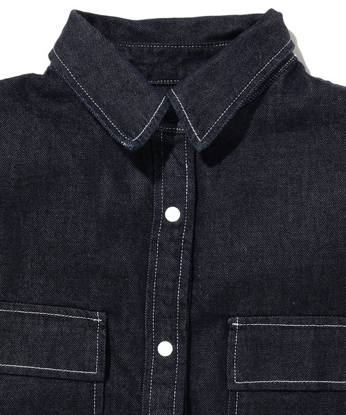 Levi's(リーバイス)の「LEVI'S(R) MADE & CRAFTED(R) BOLD SHOULDER シャツ(シャツ/ブラウス・レディース・ダークインディゴブルー・M/S/XS)」の12枚目の写真