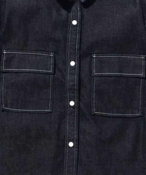 Levi's(リーバイス)の「LEVI'S(R) MADE & CRAFTED(R) BOLD SHOULDER シャツ(シャツ/ブラウス・レディース・ダークインディゴブルー・M/S/XS)」の15枚目の写真