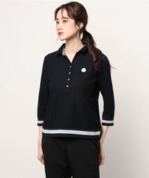 LANVIN SPORT（ランバンスポール）の「リネンツイル七分袖シャツ