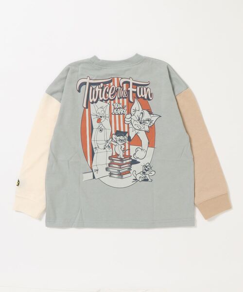 Right-on（ライトオン）の「プリントロンT(トムとジェリー)（Tシャツ/カットソー・キッズ・オフホワイト/ブラック/ライム・105/140/120/155/130）」の6枚目の写真