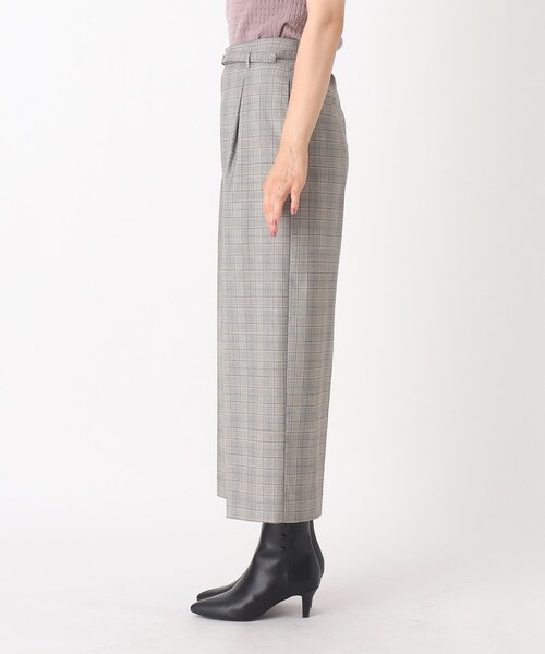 index（インデックス）の「◆DELEGANTワイドクロップドパンツ【WEB限定サイズ】（スーツパンツ・レディース・ライトオレンジ系/ネイビー/ブラック系1・36/40/42/38）」の7枚目の写真