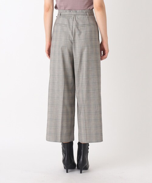 index（インデックス）の「◆DELEGANTワイドクロップドパンツ【WEB限定サイズ】（スーツパンツ・レディース・ライトオレンジ系/ネイビー/ブラック系1・36/40/42/38）」の8枚目の写真