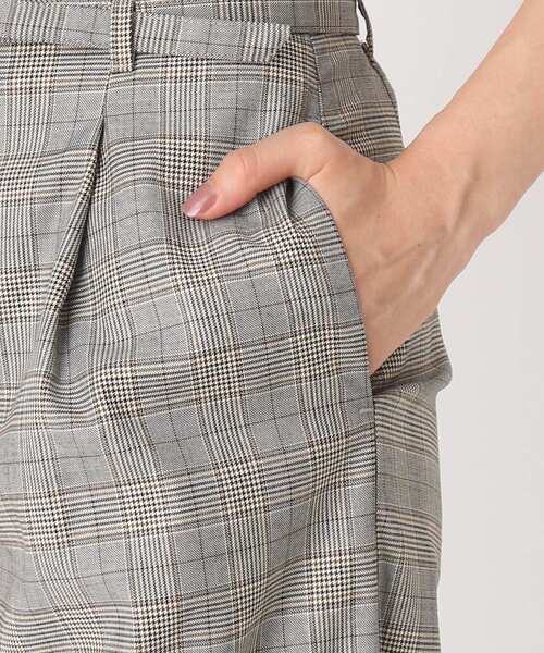 index（インデックス）の「◆DELEGANTワイドクロップドパンツ【WEB限定サイズ】（スーツパンツ・レディース・ライトオレンジ系/ネイビー/ブラック系1・36/40/42/38）」の9枚目の写真