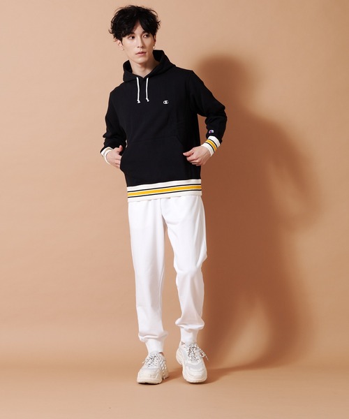 Champion(チャンピオン)の「【CHAMPION/チャンピオン】アスレジャースウェットパンツ 裾リブ仕様 C3-XS250(スウェットパンツ・メンズ・ホワイト/ブラック/杢グレー/ネイビー・X-LARGE/MEDIUM/LARGE)」の15枚目の写真