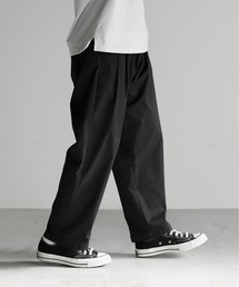 RUUBON | 【RUUBON】rustic 2tuck semiwide  pants / ラスティック 2タック セミワイド パンツ(その他パンツ)