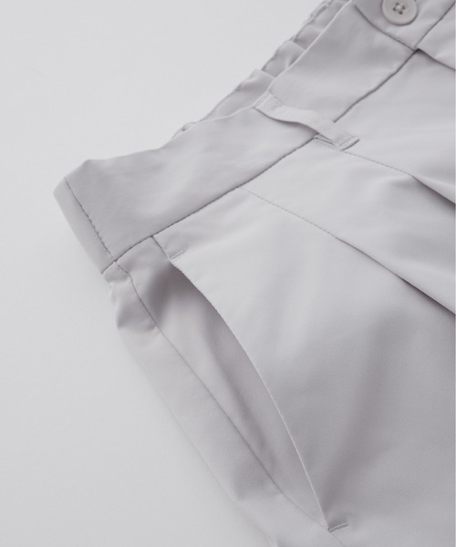 RUUBON（ルーボン）の「【RUUBON】rustic 2tuck semiwide  pants / ラスティック 2タック セミワイド パンツ（その他パンツ・メンズ・ホワイト/ブラック/ベージュ/カーキ・S/M/L）」の20枚目の写真