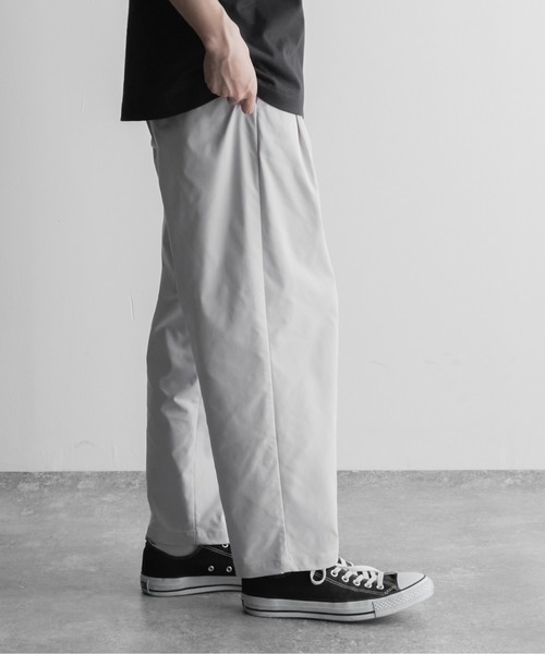 RUUBON】rustic 2tuck semiwide pants / ラスティック 2タック