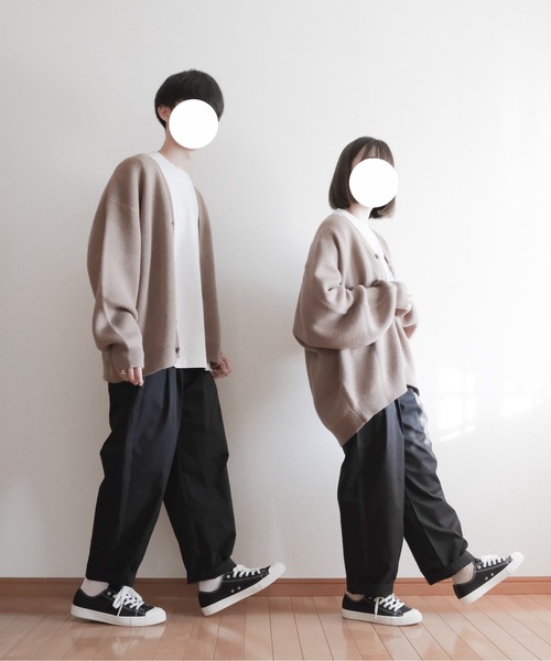 RUUBON（ルーボン）の「【RUUBON】rustic 2tuck semiwide  pants / ラスティック 2タック セミワイド パンツ（その他パンツ・メンズ・ホワイト/ブラック/ベージュ/カーキ・S/M/L）」の19枚目の写真