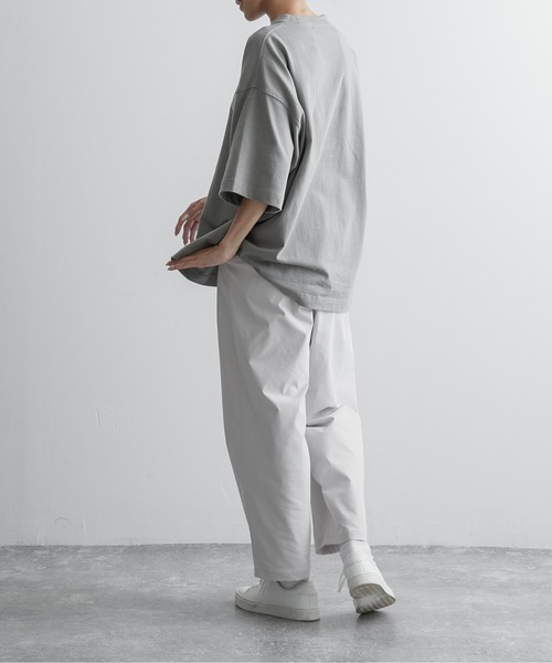 RUUBON（ルーボン）の「【RUUBON】rustic 2tuck semiwide  pants / ラスティック 2タック セミワイド パンツ（その他パンツ・メンズ・ホワイト/ブラック/ベージュ/カーキ・S/M/L）」の22枚目の写真