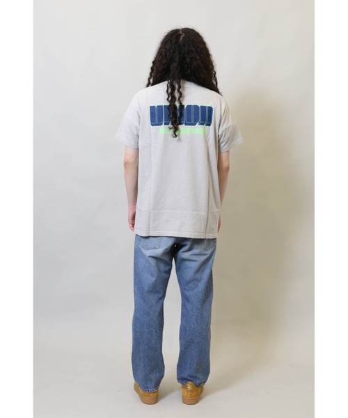 UNION（ユニオン）の「STUDIO S/S TEE UNION ユニオン Tシャツ（Tシャツ/カットソー・メンズ・パープル/グレー・SMALL/MEDIUM/LARGE/X-LARGE）」の5枚目の写真