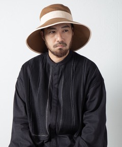 Borsalino ボルサリーノ パナマ ハット イタリア製 デッドストック Borsalino パナマハット つば広ハット メンズ ボルサリーノ