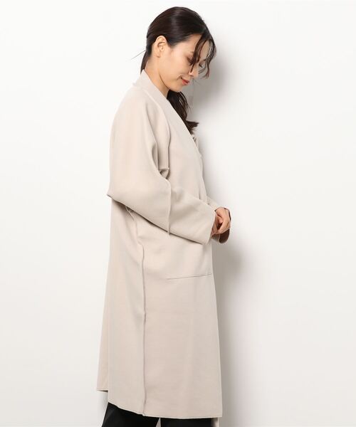 PICCIN(ピッチン)の「オーバーサイズロングガウン(その他アウター・レディース・ブラック/アイボリー/キャメル・M)」の15枚目の写真