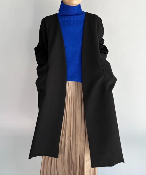 PICCIN(ピッチン)の「オーバーサイズロングガウン(その他アウター・レディース・ブラック/アイボリー/キャメル・M)」の21枚目の写真