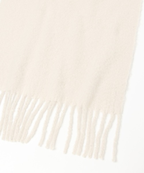 GLOBAL WORK（グローバルワーク）の「ボリュームフリンジストール/227967（マフラー・レディース・アイボリー/ブラック/グレー/ブラウン/グレイッシュベージュ/パープル・FREE）」の12枚目の写真