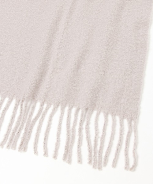 GLOBAL WORK（グローバルワーク）の「ボリュームフリンジストール/227967（マフラー・レディース・アイボリー/ブラック/グレー/ブラウン/グレイッシュベージュ/パープル・FREE）」の15枚目の写真