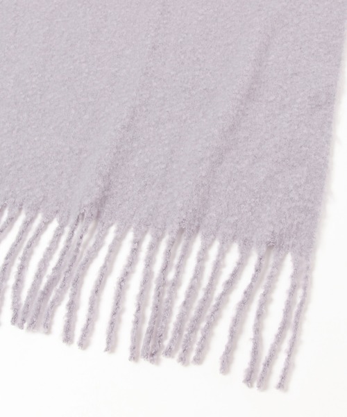 GLOBAL WORK（グローバルワーク）の「ボリュームフリンジストール/227967（マフラー・レディース・アイボリー/ブラック/グレー/ブラウン/グレイッシュベージュ/パープル・FREE）」の17枚目の写真