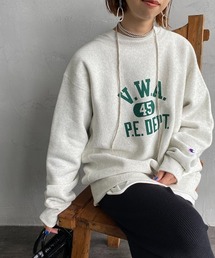 Champion | [Champion/チャンピオン] リバースウィーブ カレッジロゴプリントクルーネックスウェット(スウェット)