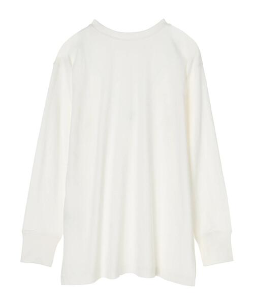 Green　Parks（グリーンパークス）の「裾脇スリットホワイトインナー＊（Tシャツ/カットソー・レディース・オフホワイト・FREE）」の6枚目の写真