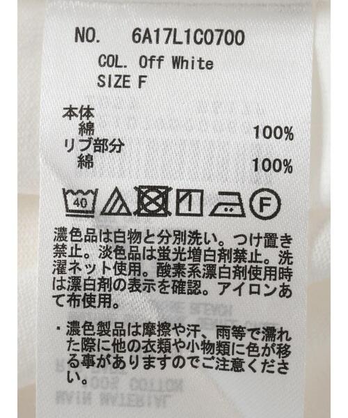 Green　Parks（グリーンパークス）の「裾脇スリットホワイトインナー＊（Tシャツ/カットソー・レディース・オフホワイト・FREE）」の14枚目の写真