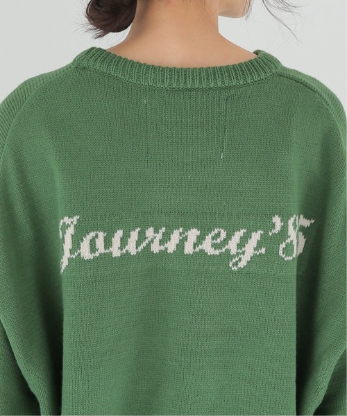 JOURNAL STANDARD relume（ジャーナルスタンダード　レリューム）の「《追加》別注【LOGAN Knitting Mills】ジャカードニットプルオーバー◆（ニット/セーター・レディース・ナチュラル/ブラック/グリーン・FREE）」の12枚目の写真