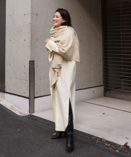 ETRE TOKYO（エトレトウキョウ）の「ロングシャツワンピース（シャツワンピース・レディース・イエロー/ホワイト/ネイビー・FREE）」の8枚目の写真