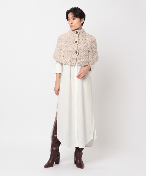 ETRE TOKYO（エトレトウキョウ）の「ロングシャツワンピース（シャツワンピース・レディース・イエロー/ホワイト/ネイビー・FREE）」の9枚目の写真