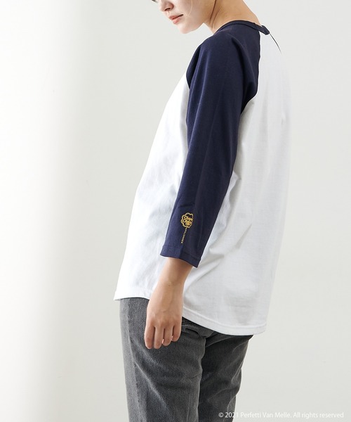 PAPILLONNER（パピヨネ）の「【OT】コラボラグランロンT（Tシャツ/カットソー・レディース・ネイビー/ブラック・FREE）」の19枚目の写真