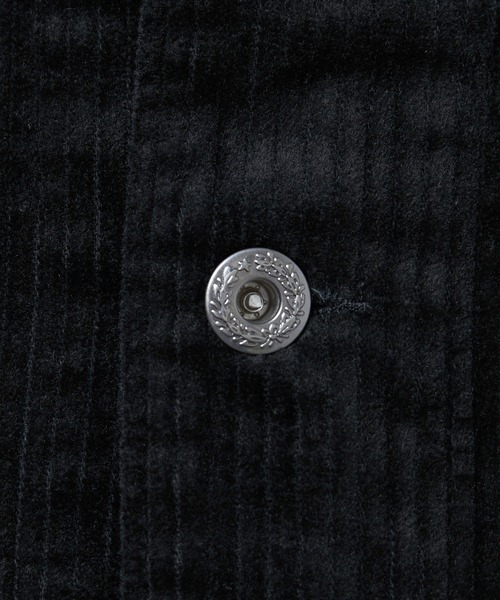 THE HITSS（ヒッツ）の「【THE HITSS】太コール ショート丈 Gジャン［セットアップ対応］（ブルゾン・メンズ・カーキ/ブラック/ブラウン・M/L）」の6枚目の写真