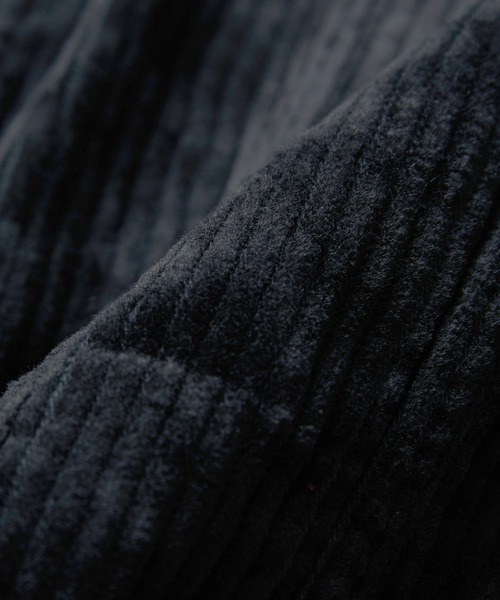 THE HITSS（ヒッツ）の「【THE HITSS】太コール ショート丈 Gジャン［セットアップ対応］（ブルゾン・メンズ・カーキ/ブラック/ブラウン・M/L）」の9枚目の写真