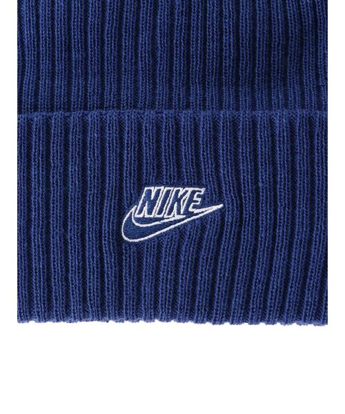 NIKE（ナイキ）の「【NIKE】NSW フィッシャーマン フューチュラ ビーニー（ニットキャップ/ビーニー・レディース・ブルー/カーキ・FREE）」の6枚目の写真