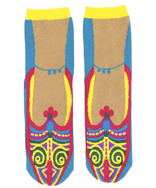 チャイハネ（チャイハネ）の「【チャイハネ】キャラミドルソックス23～25cm（ソックス/靴下・レディース・レッド/ブルー/イエロー/パープル/ボルドー/オリーブ/ブラック/ホワイト/タイガーカモ/カラフル/レインボー/その他1/その他15/その他4/レッド系その他/オレンジ/その他2/その他3・FREE）」の12枚目の写真