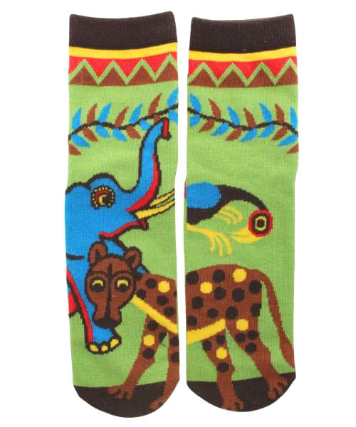 チャイハネ（チャイハネ）の「【チャイハネ】キャラミドルソックス23～25cm（ソックス/靴下・レディース・レッド/ブルー/イエロー/パープル/ボルドー/オリーブ/ブラック/ホワイト/タイガーカモ/カラフル/レインボー/その他1/その他15/その他4/レッド系その他/オレンジ/その他2/その他3・FREE）」の3枚目の写真