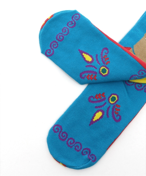 チャイハネ（チャイハネ）の「【チャイハネ】キャラミドルソックス23～25cm（ソックス/靴下・レディース・レッド/ブルー/イエロー/パープル/ボルドー/オリーブ/ブラック/ホワイト/タイガーカモ/カラフル/レインボー/その他1/その他15/その他4/レッド系その他/オレンジ/その他2/その他3・FREE）」の20枚目の写真