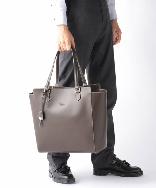 ABBEY MARKET(アビーマーケット)の「Boldrini Selleria メンズ レザートートバッグ 6853RL レッドライニング(ビジネスバッグ・メンズ・ブラック/グレー/ダークウッド/ダークブラウン/ブラウン・FREE)」の5枚目の写真