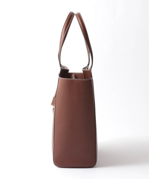 ABBEY MARKET(アビーマーケット)の「Boldrini Selleria メンズ レザートートバッグ 6853RL レッドライニング(ビジネスバッグ・メンズ・ブラック/グレー/ダークウッド/ダークブラウン/ブラウン・FREE)」の8枚目の写真