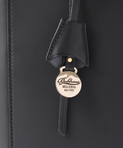 ABBEY MARKET(アビーマーケット)の「Boldrini Selleria メンズ レザートートバッグ 6853RL レッドライニング(ビジネスバッグ・メンズ・ブラック/グレー/ダークウッド/ダークブラウン/ブラウン・FREE)」の9枚目の写真