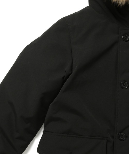 DANTON(ダントン)の「DANTON FAKE FUR HOODED DOWN JACKET(ダウンジャケット/コート・メンズ・グレー/ブラック/パープル・L/M)」の9枚目の写真